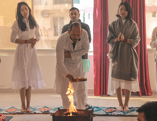 300 hrs yoga opening ceremony